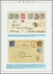 1890-1906 Presentation of ten covers addressed to either