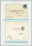 1890-1906 Presentation of ten covers addressed to either