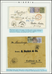 1890-1906 Presentation of ten covers addressed to either