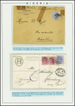 1890-1906 Presentation of ten covers addressed to either