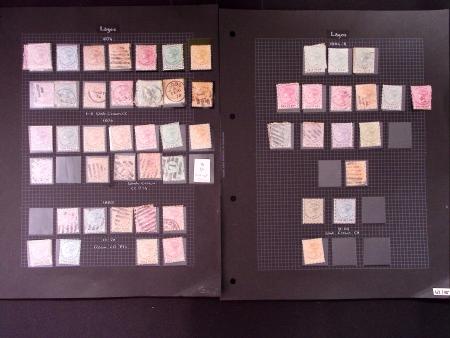 1874-1906 Mint and used old-time collection on pages,