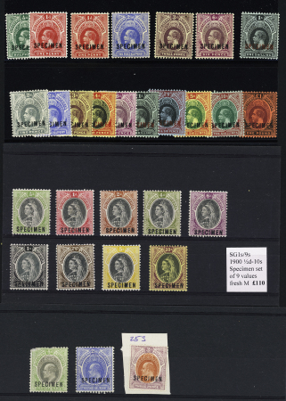 1901-12 Queen Victoria and KEdVII selection of 29 singles
