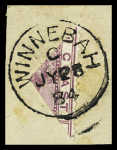 1876-84 4d Magenta QUARTER tied by WINNEBAH 28 JY 84