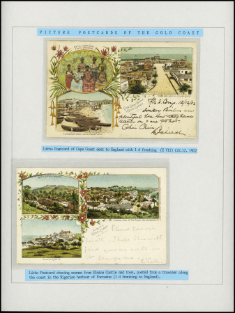 1902-20 POSTCARD exhibition collection comprising 55