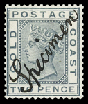 1884-91 2d Grey with manuscript SPECIMEN diagonally