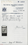 1884-91 2d Grey with manuscript SPECIMEN diagonally