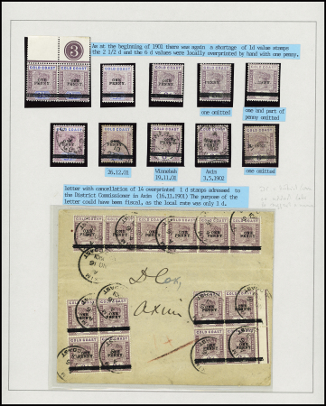 1901 Provisional issue, presentation on exhibition