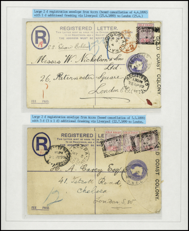 1898-1902 Issue: Collection of 17 mostly registered
