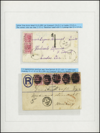 1885-99 Postal History presentation of 20 covers and