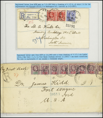 1902-13 King Edward VII issues, presentation of 18