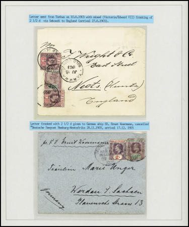 1902-13 King Edward VII issues, presentation of 27