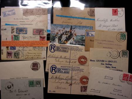 King George V issue, selection of 46 covers and cards