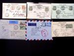 1897-1945 INCOMING MAIL from Switzerland, 4 cards and