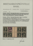 Tellbrustbild 10C dunkelviolett und Tellknabe 5C olivgrün