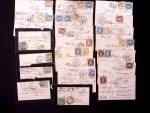 1869-77 Petite archive d'une cinquantaine de lettres