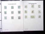 1840-1925 Small study on nine exhibition pages, noted