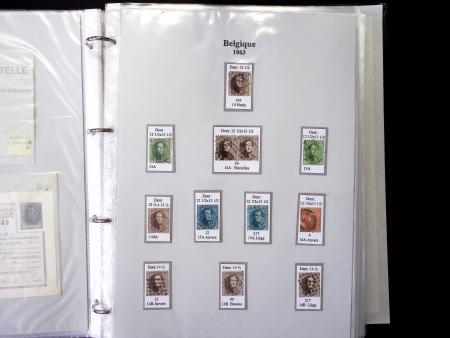 1849-1928 Exhibition collection on 45 pages showing