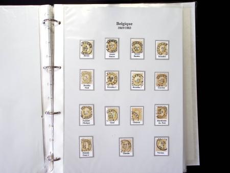 1849-1928 Exhibition collection on 45 pages showing