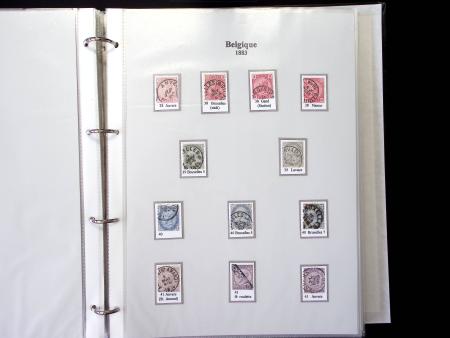 1849-1928 Exhibition collection on 45 pages showing