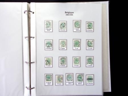 1849-1928 Exhibition collection on 45 pages showing