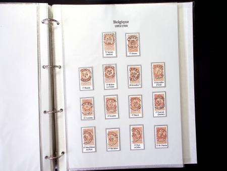 1849-1928 Exhibition collection on 45 pages showing