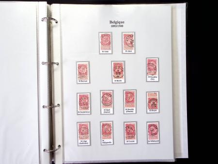 1849-1928 Exhibition collection on 45 pages showing