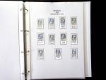 1849-1928 Exhibition collection on 45 pages showing