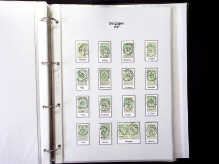1849-1928 Exhibition collection on 45 pages showing