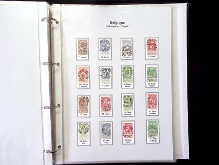1849-1928 Exhibition collection on 45 pages showing