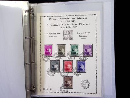 1849-1928 Exhibition collection on 45 pages showing