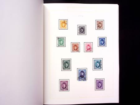 1866-1962 Neatly mounted used collection in one album,