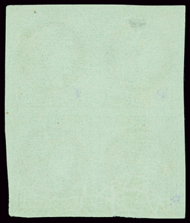 N°39Ac 1c olive Report 1, 2ème état, en bloc de