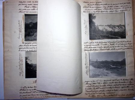 Chemise blanche : décembre 1929 rapport manuscrit exceptionnel du Chef de Poste de Gendarmerie Coloniale de KHONE (LAOS, détachement de COCHINCHINE-CAMBODGE) de 37 pages, 54 photos inédites, 2 cartes géographiques fa