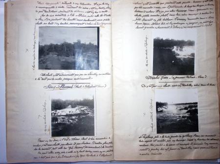 Chemise blanche : décembre 1929 rapport manuscrit exceptionnel du Chef de Poste de Gendarmerie Coloniale de KHONE (LAOS, détachement de COCHINCHINE-CAMBODGE) de 37 pages, 54 photos inédites, 2 cartes géographiques fa