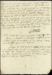 Lettre d'Auray (8 thermidor An 3) relatant la défaite des Chouans à Quiberon le 3 Thermidor avec marque "3e div armée des côtes de Brest". TB