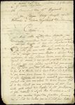 Lettre d'Auray (8 thermidor An 3) relatant la défaite des Chouans à Quiberon le 3 Thermidor avec marque "3e div armée des côtes de Brest". TB