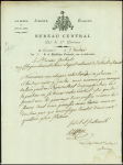 Guerre des Chouans. Lettre avec MP "54 Vannes" (An 3) avec cachet ovale noir à faisceau de licteur "representant du peuple près les armées des côtes de Brest et de Cherbourg". TB