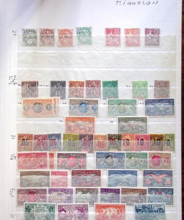 1900-50, Collection de neufs et d'oblitérés en cinq