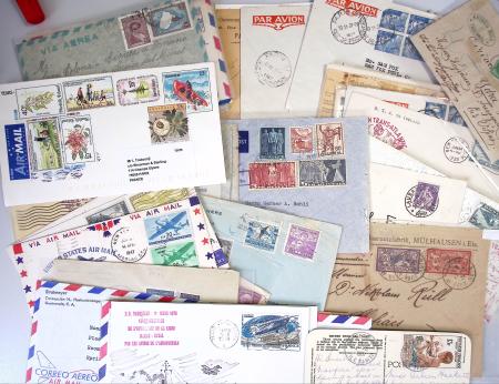 1925-1950, Small assembly of covers with many transatlantic