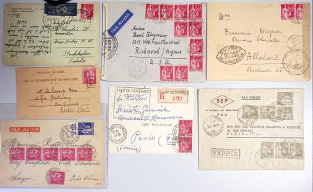 Ensemble de 360 lettres sélectionnées AFF type Pai