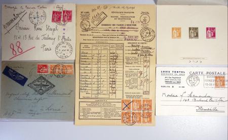 Ensemble de 360 lettres sélectionnées AFF type Pai