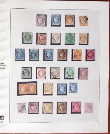 1849-1930, Collection avancée de France en 4 albums