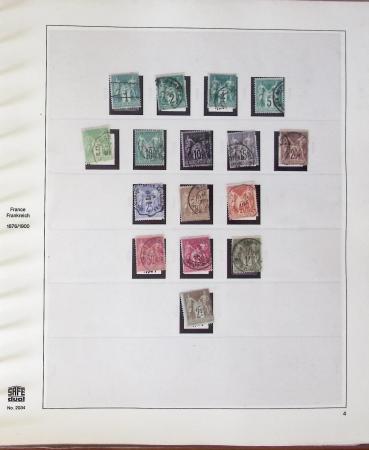 1849-1930, Collection avancée de France en 4 albums