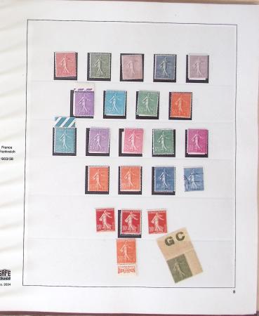 1849-1930, Collection avancée de France en 4 albums