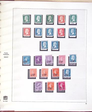 1849-1930, Collection avancée de France en 4 albums