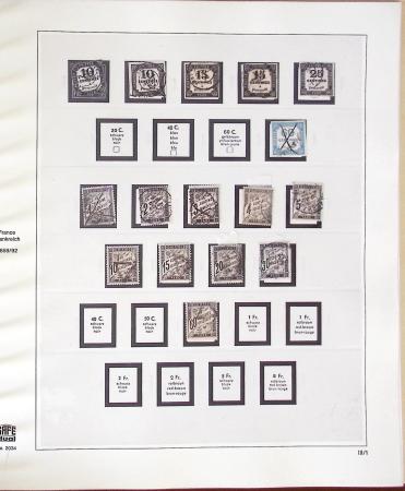 1849-1930, Collection avancée de France en 4 albums