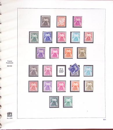 1849-1930, Collection avancée de France en 4 albums