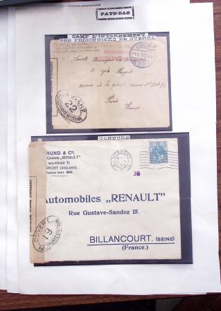 1880-1950, Lot très varié comprenant notamment entiers