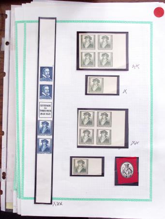 1924-80 VIGNETTES EXPERIMENTALES pour la France et