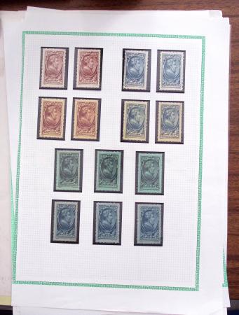 1924-80 VIGNETTES EXPERIMENTALES pour la France et